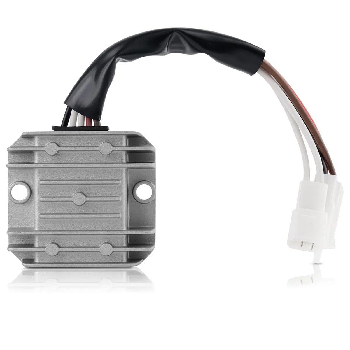 Riloer Regulador de voltaje para motocicleta, Regulador rectificador de voltaje, La Motocicleta Componentes Eléctricos Ajuste UniversalCompatible con Yamaha SR250 G TH H J Classic XT550 XT 600