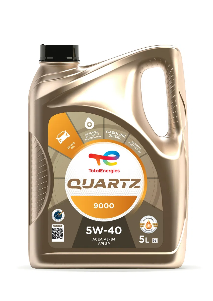 Total Aceite Lubricante de Motor Total Quartz 9000 5W-40 5 Litros