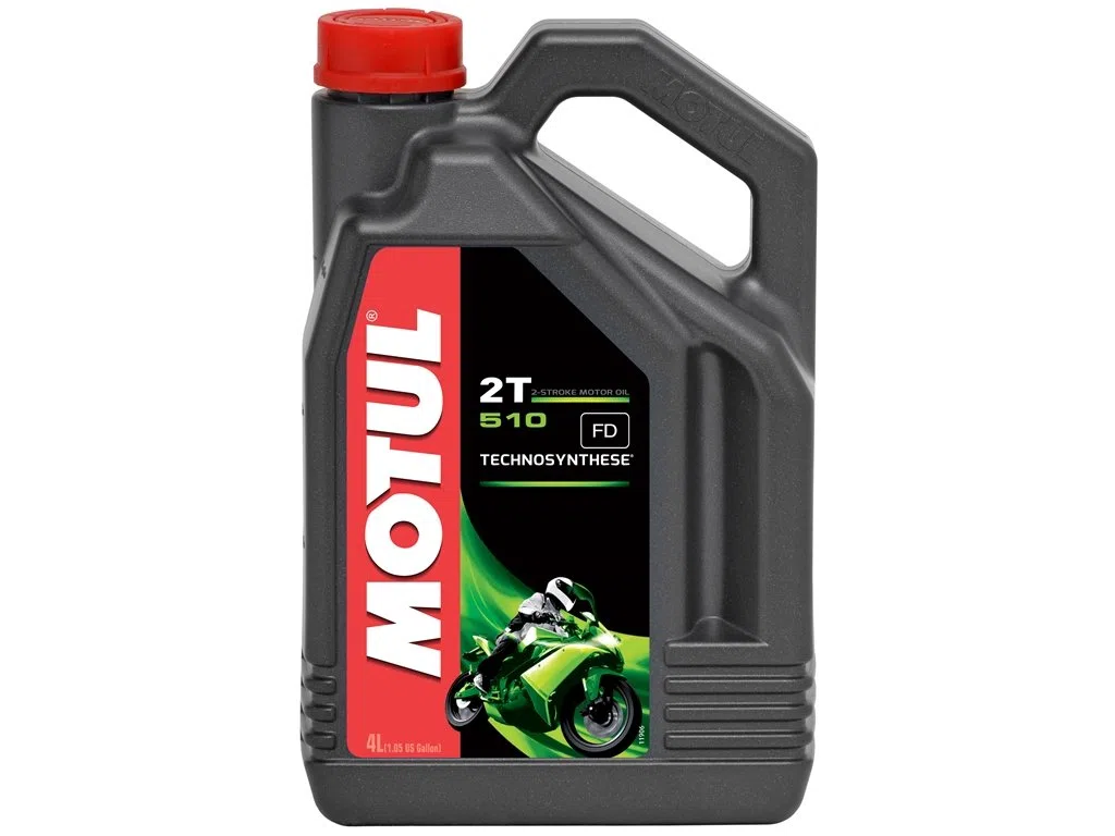 Aceite Motul 510 2T, aceite sintético para motor de 2 tiempos, 4 litros