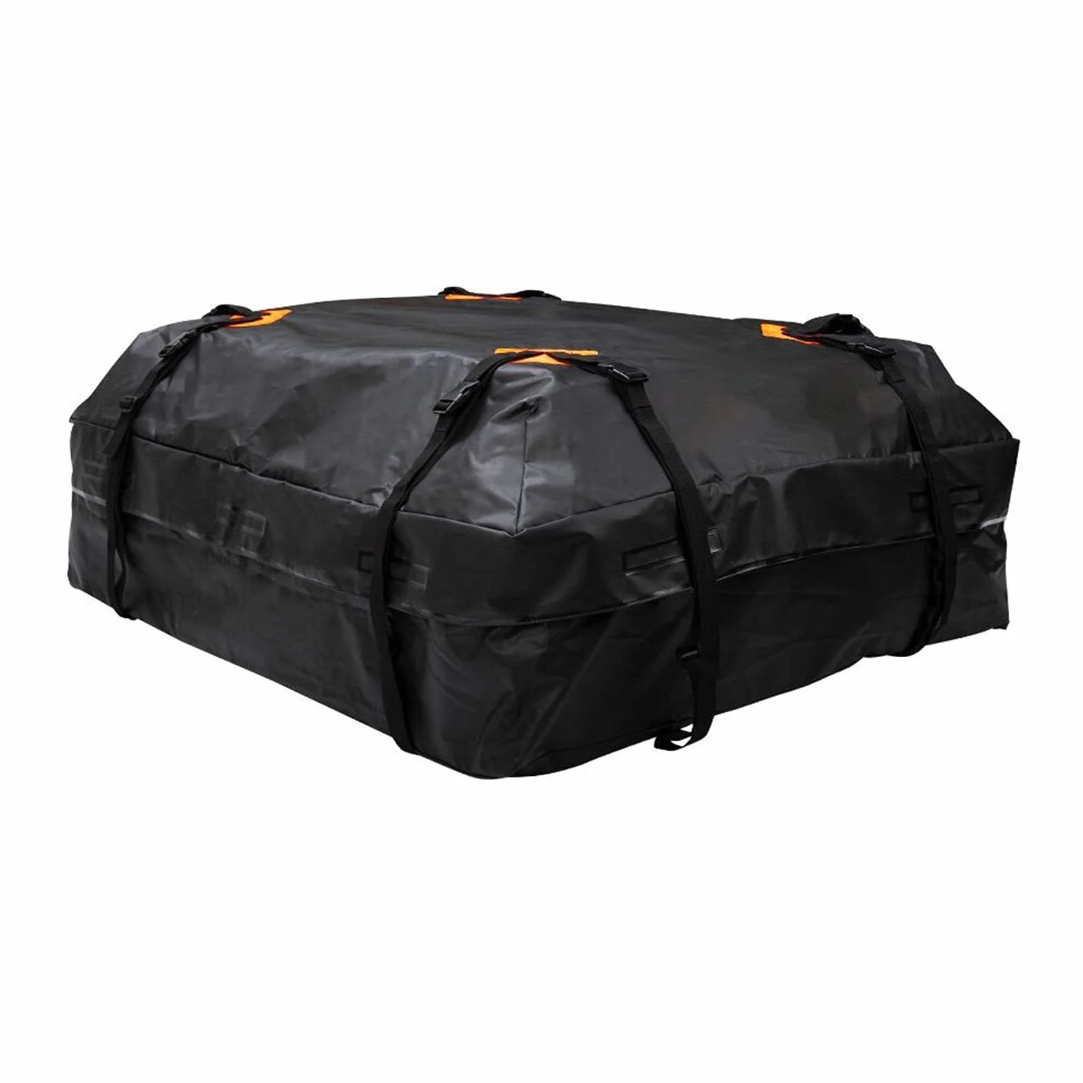 Shkalacar Cofre Techo Coche Impermeable, 425L Bolsa de Almacenamiento de la Rejilla del Techo con 8 Hebillas Fijas con Cremallera de Dos Vías para Viajar para Acampar SUV Vehículo