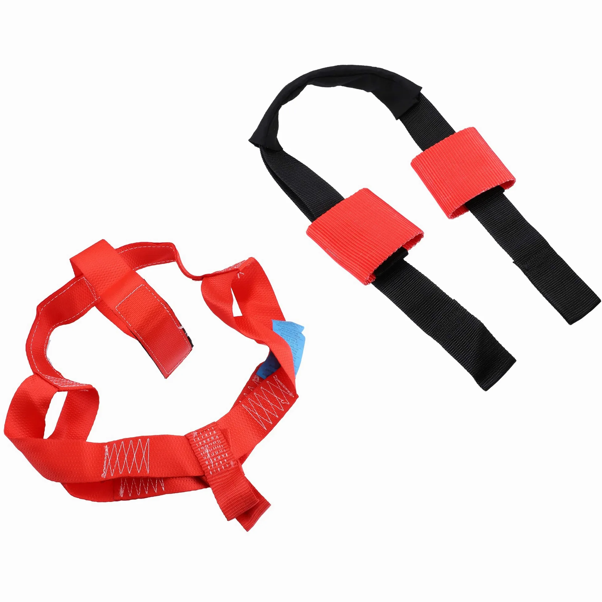 X AUTOHAUX 1 Unidades Delantera Rueda Trasera Correa Universal Motocicleta Transporte Rueda Correa Nylon Negro Rojo