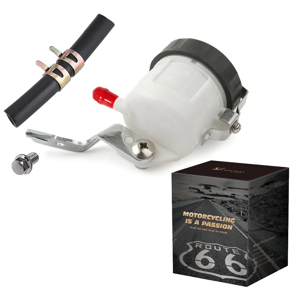 Taza De Aceite De DepóSito De LíQuido De Frenos Moto Reemplazo para Compatible con SV 650 03-09 SV 1000 03-07 GSX-R600 GSX-R750 2000-2005 GSX-R1000