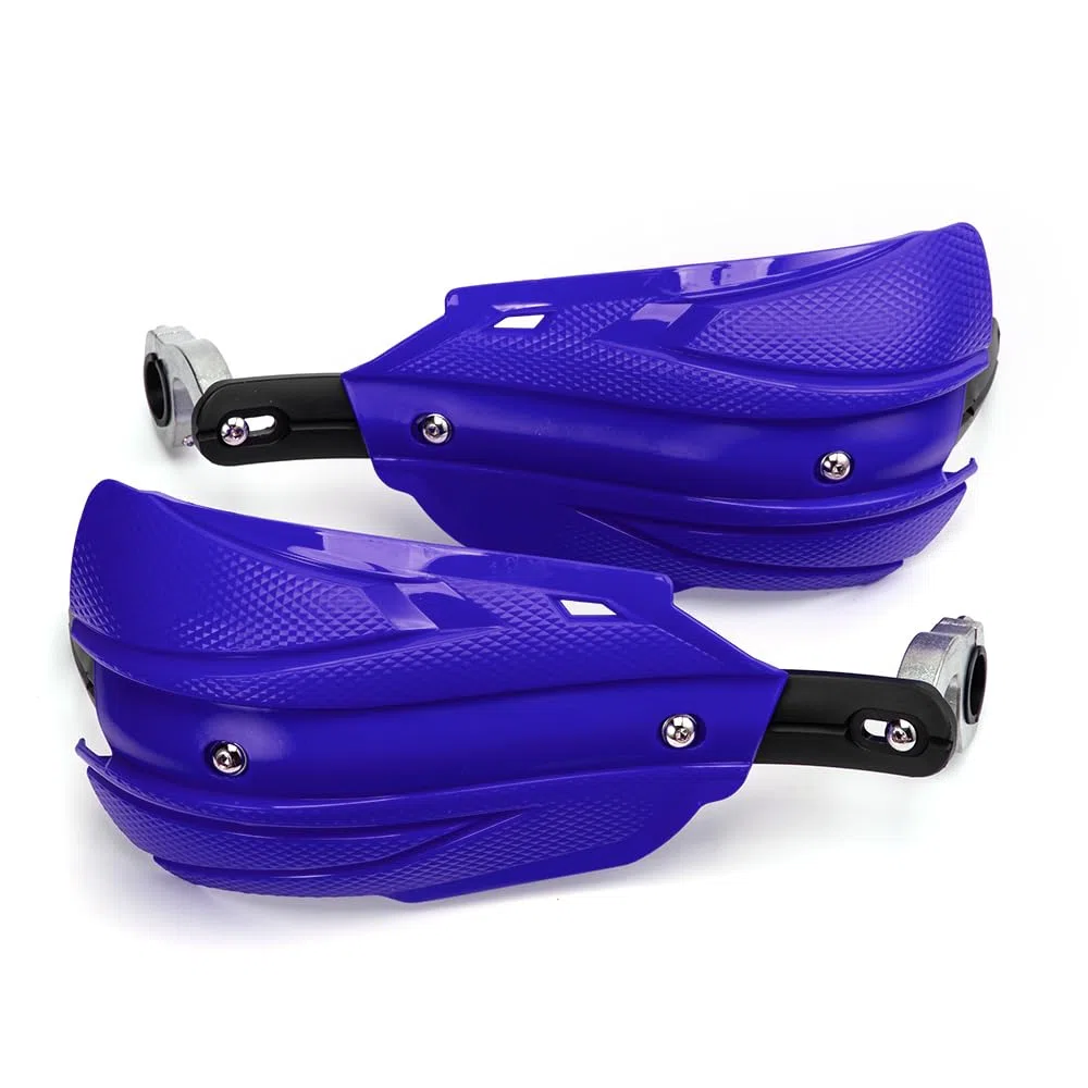 Protector de Manos de Moto 22 mm 25 mm 28 mm Protector de Manos Motocicleta Motocross Equipo de protección de Manos a Prueba de Viento de Motocicleta Todoterreno (Azul)
