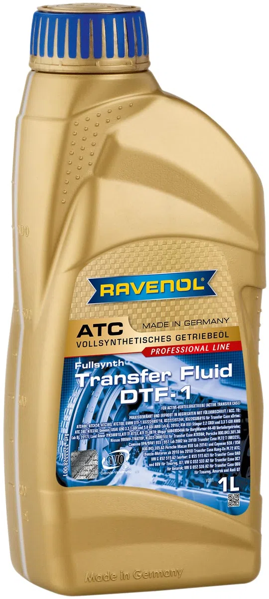 Ravenol Transfer Fluid TF de 0870/getriebeöl para Engranaje de distribución (Active Transfer Case Activa), 1 L