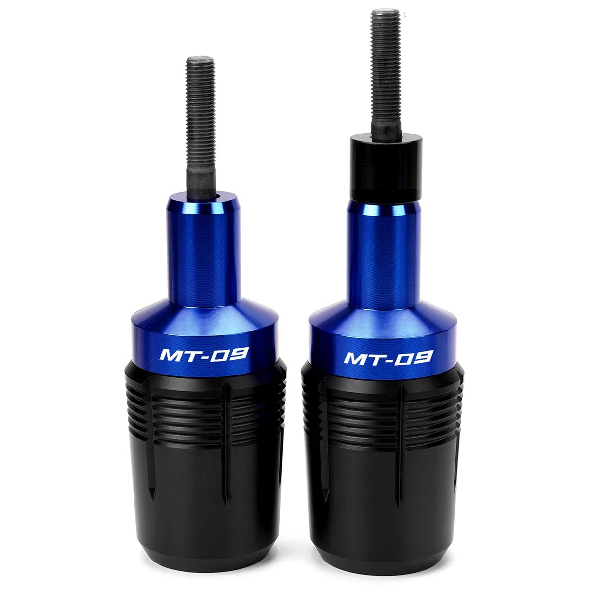 Protección de caída CNC para cuadro de motocicleta, guarda deslizante para Yamaha MT09 TRACER 2023 MT-09 SP 2021 2022 (Azul)