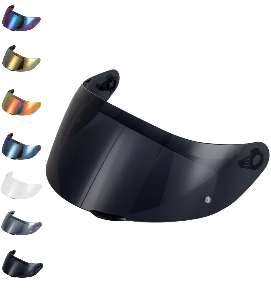 Visera GT4-1 GT4-2 compatible con casco AGV K1 K1S K5 K5S preparada para Pinlock (Negro 80%, tallas L-ML-XL-XXL)