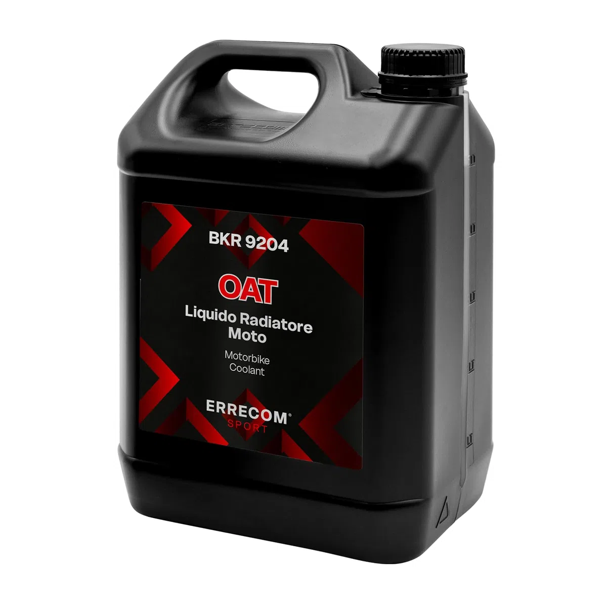 ERRECOM 1000 Miglia BKR 9204 Líquido Radiador Moto Oat -38 °C/+125 °C, anticongelante Listo para Usar con inhibidor orgánico Oat, 5 litros - Rojo