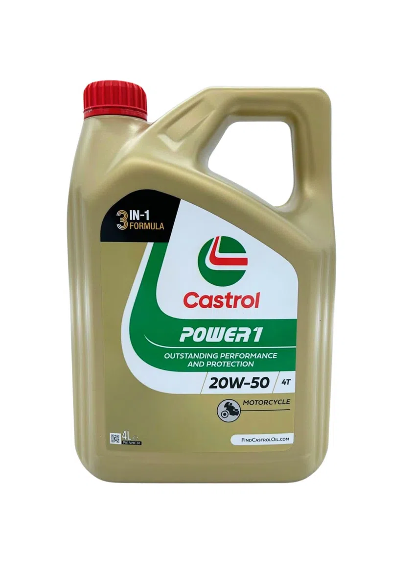Castrol Power 1 formula mejorada 4t 20w50 4l. (antiguo ACT EVO)