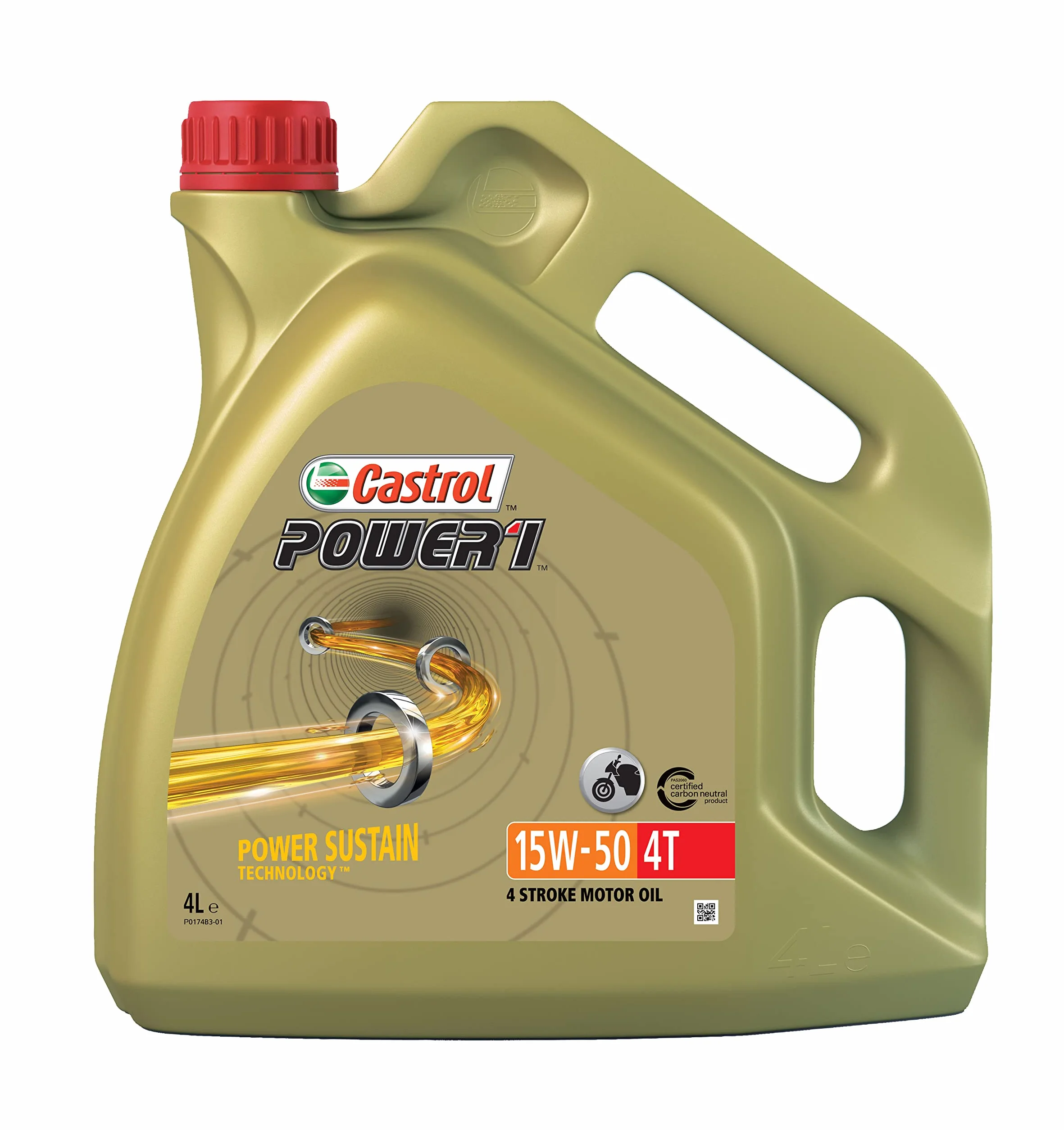 Castrol POWER1 4T 15W-50 Aceite de Moto 4L