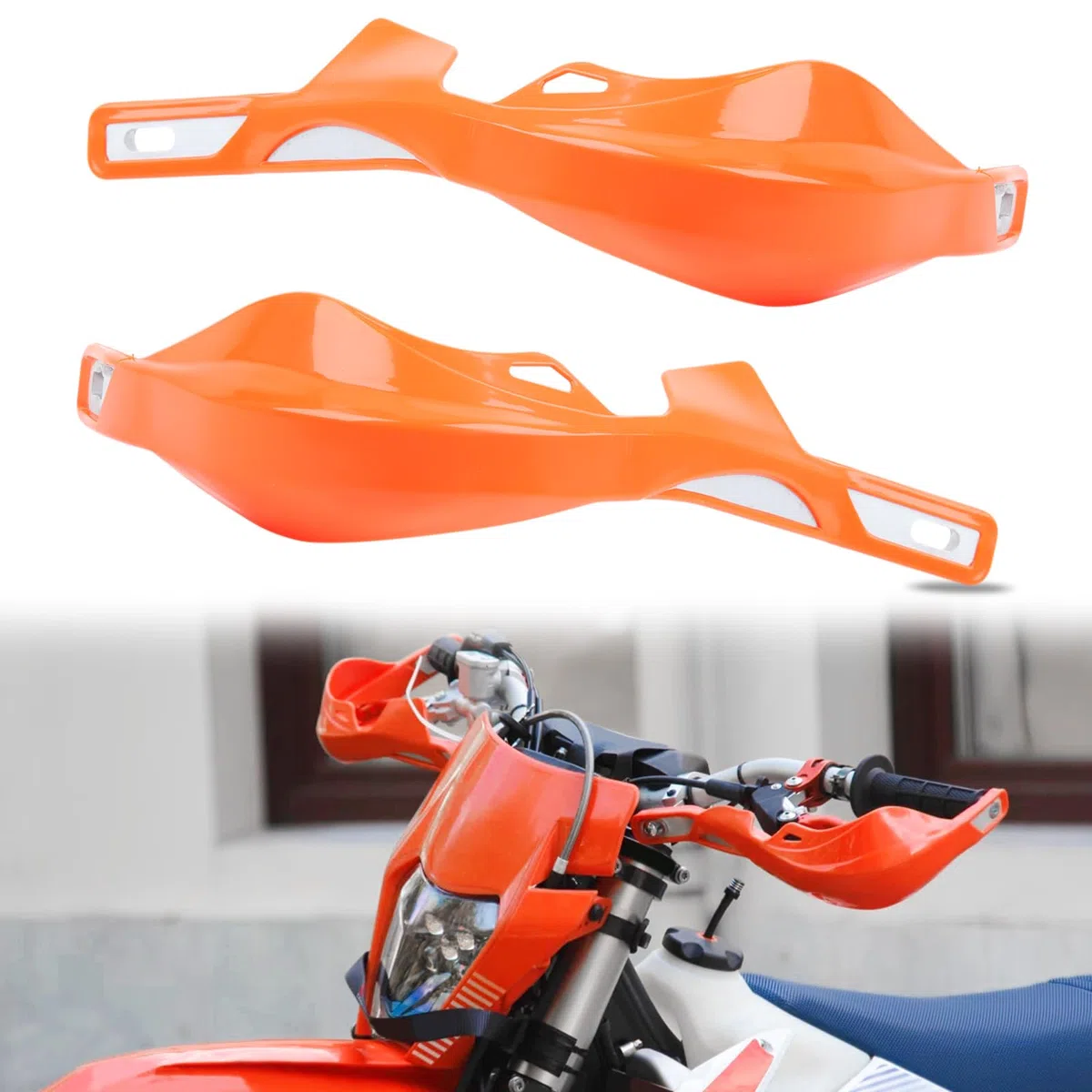 DREAMIZER Protectores de mano para moto, Protectores de Mano universales de 22 mm y 28 mm, Moto Protección de Manos Motocicleta Compatibile con Dirt Bike EXC EXCF SX SXF SXS MXC MX XC XCW XCF XCFW